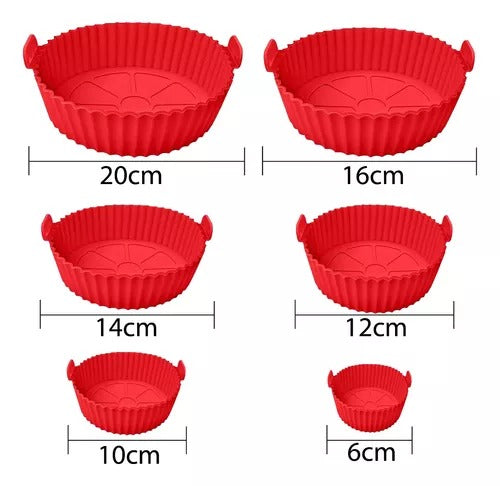 PACK DE 6 PROTECTORES PARA FREIDORA DE AIRE - 🔥¡USA Y LIMPIA SIN ESFUERZO!