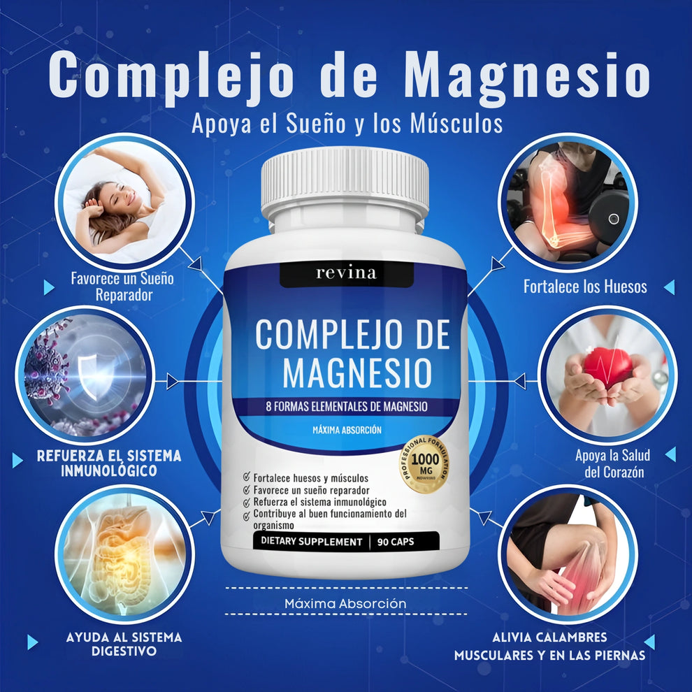 Magnesium Complex™ Complejo Natural de Magnesio 8 en 1