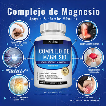 Magnesium Complex™ Complejo Natural de Magnesio 8 en 1