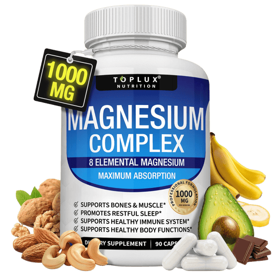 Magnesium Complex™ 💪 El poder natural 8 en 1 para tu energía, sueño y bienestar